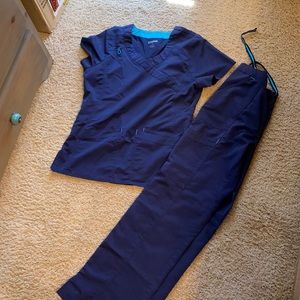 Navy scrubs